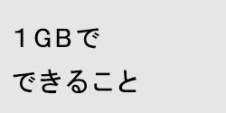 ポケットwifiレンタル1GBでできること