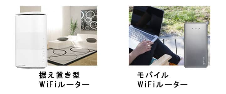 ポケットWiFiとは何か？据え置き型wifiルーターとモバイルwifiルーター