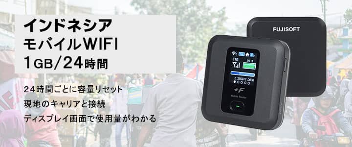 海外で使えるポケットwifiレンタル,インドネシア,バリ島