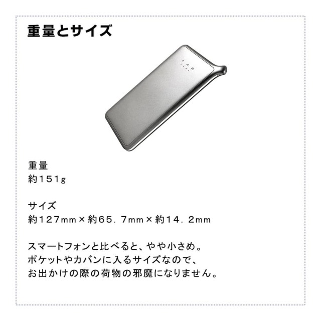 モバイルWiFiレンタルU2s月容量30GBの重量とサイズ