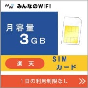 SMS利用可能SIMカード。楽天Rakutenモバイル
