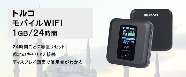 海外で使えるポケットwifiレンタル,トルコ